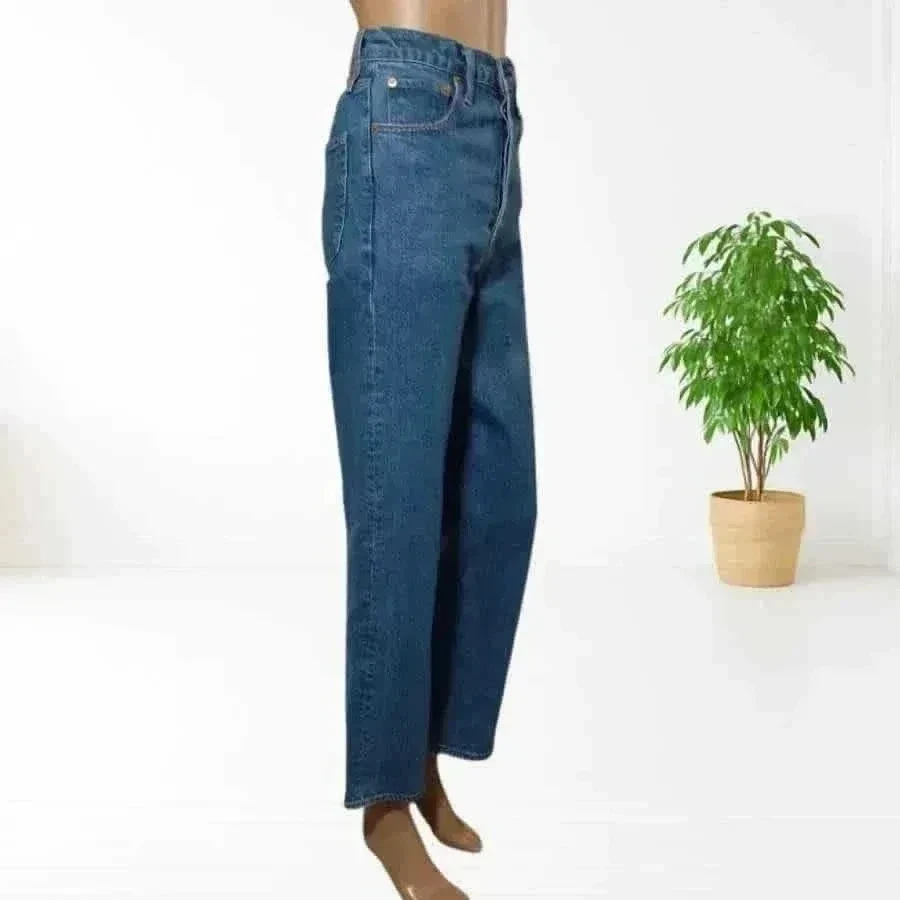 LEVI'S premium ribcage straight - high waist - stretchy - excellent condition – photo 7